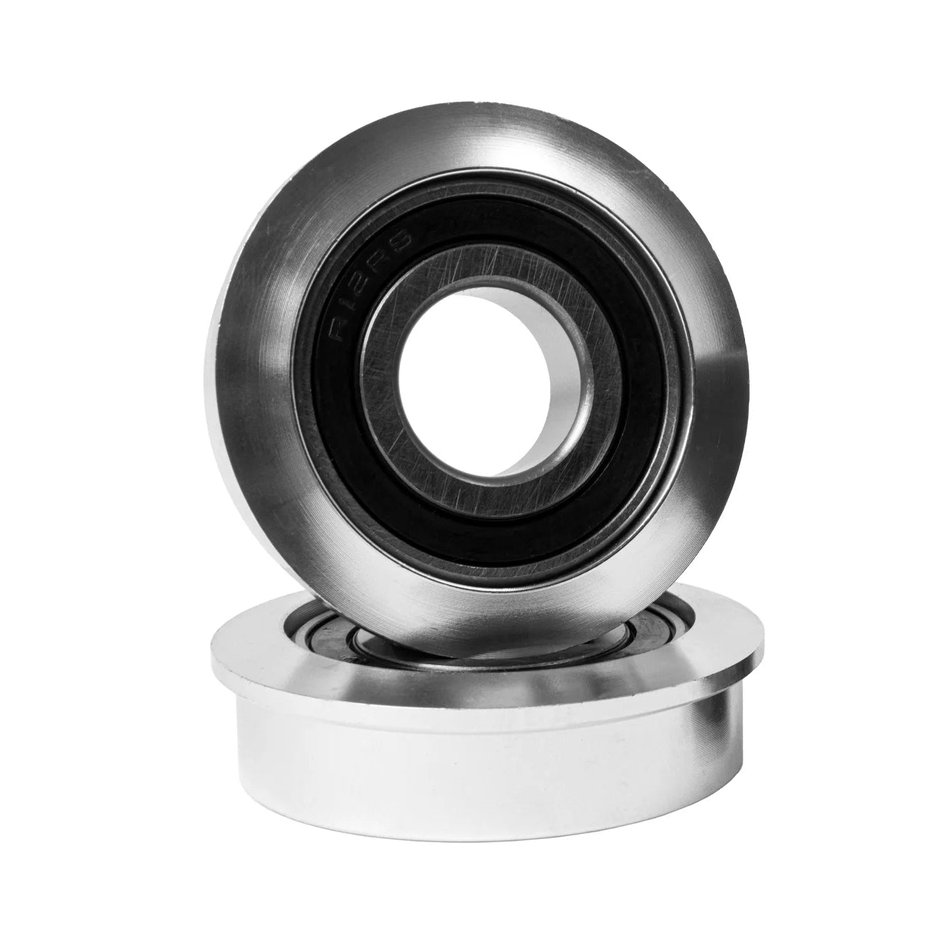 Metal bearing on a white background