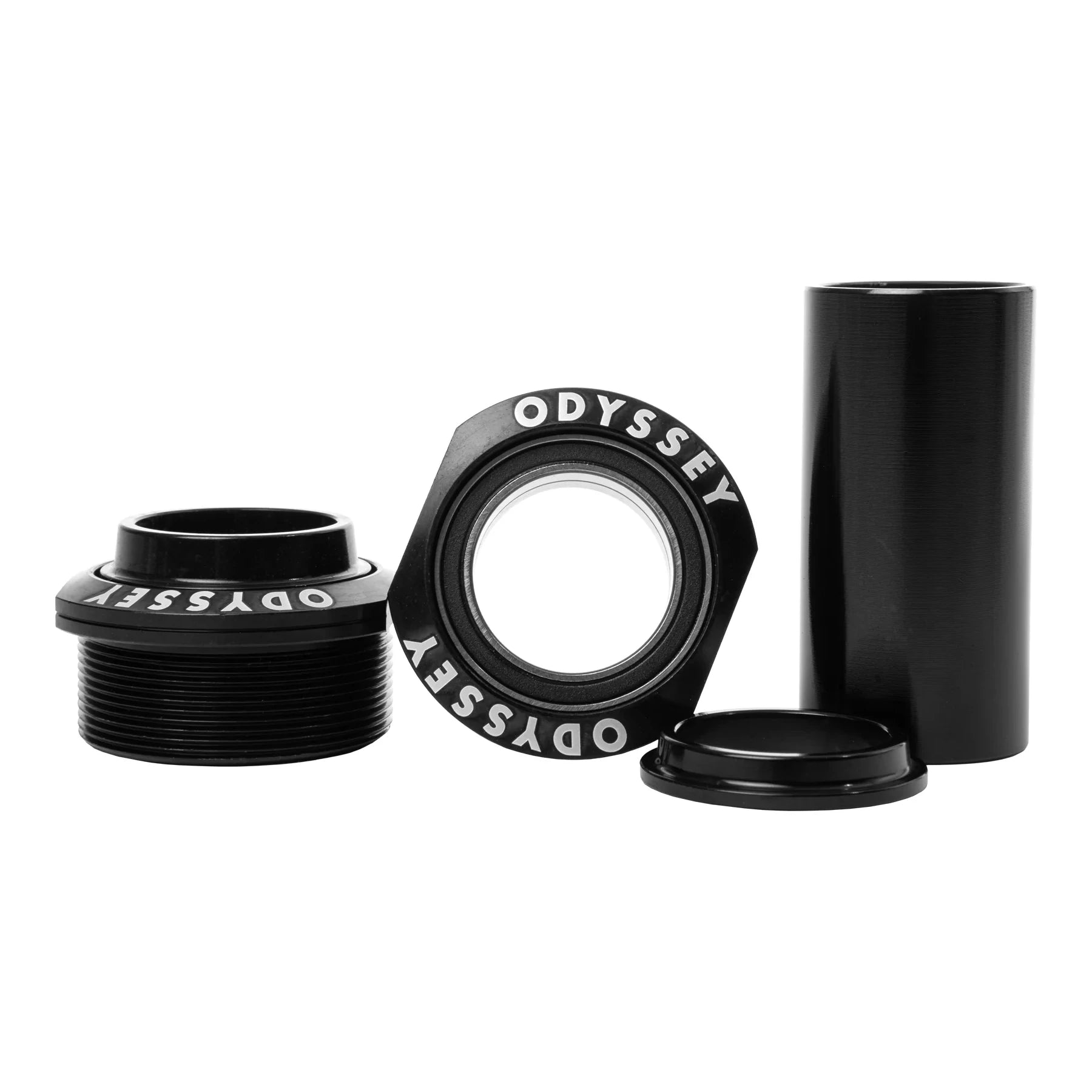22mm Odyssey Euro DJ 73mm Bottom Bracket Set - Black