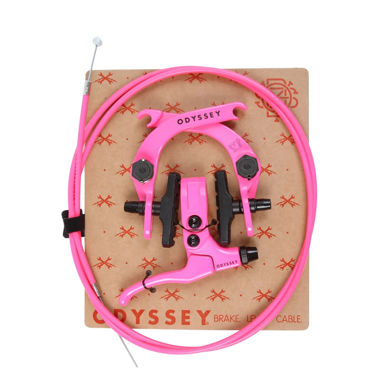Odyssey Evo 2.5 BMX U-Brake Kit - Rear - Hot Pink