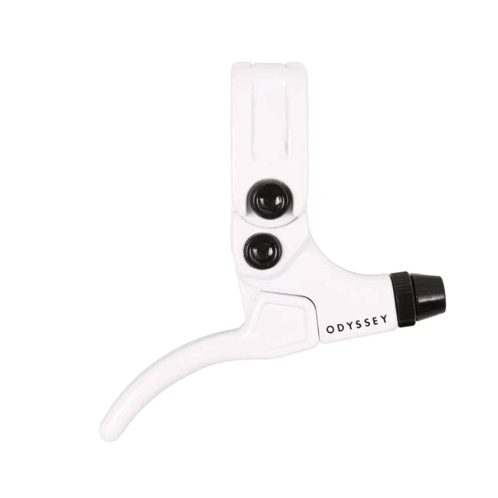 Odyssey Monolever Small BMX Brake Lever Right Side White BMXGuru C W Cycle