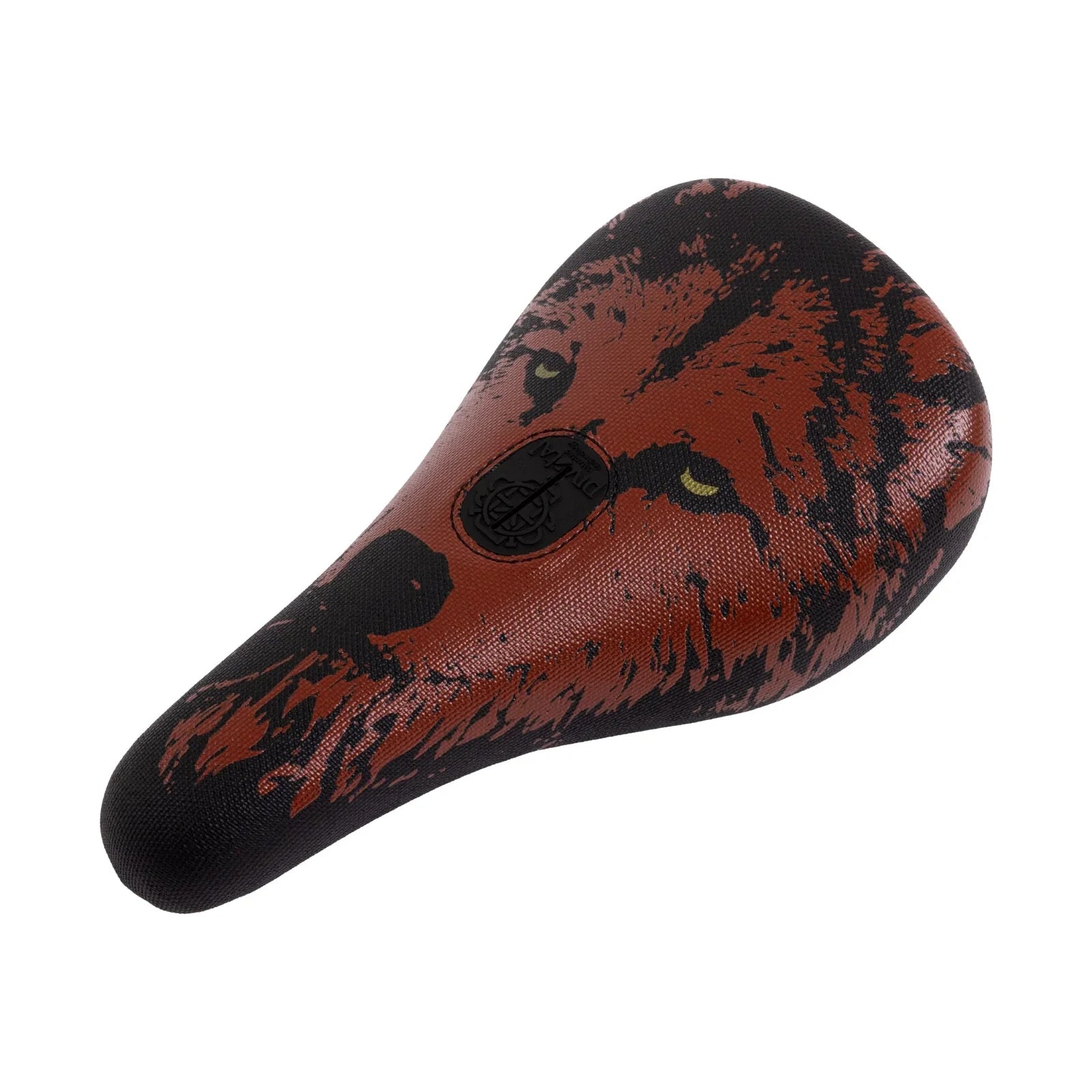 Odyssey Aitken Nightwolf Pivotal BMX Seat - Brown w/ Gold