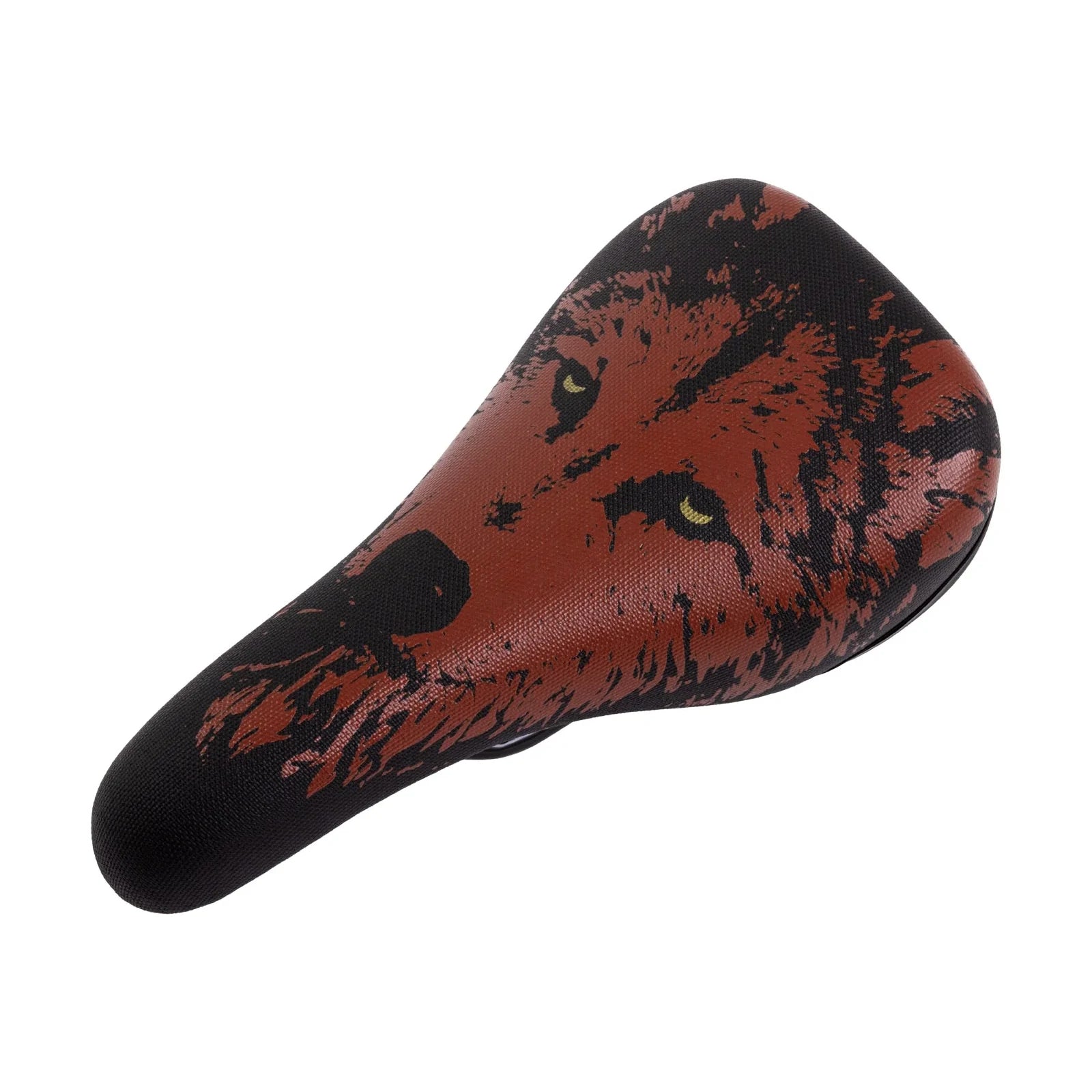 Odyssey Aitken Nightwolf Railed BMX Seat - Brown w/ Gold