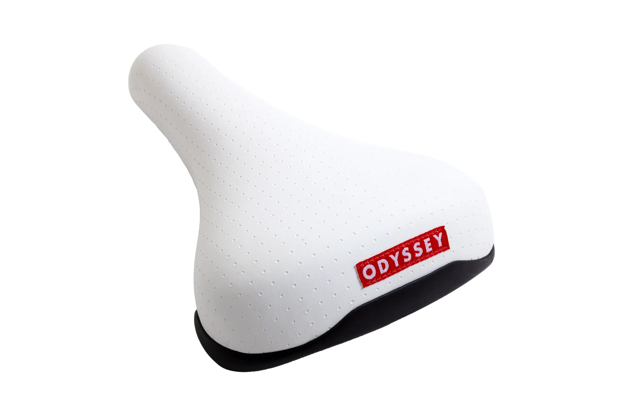 Odyssey Broc Raiford Cruiser Railed BMX Seat - White Perforated
