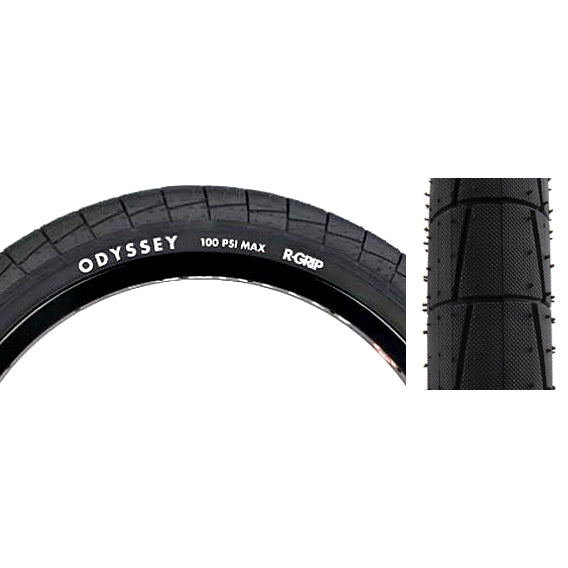 20x2.40 Odyssey BMX Broc Raiford Signature Tire - 100psi - Black