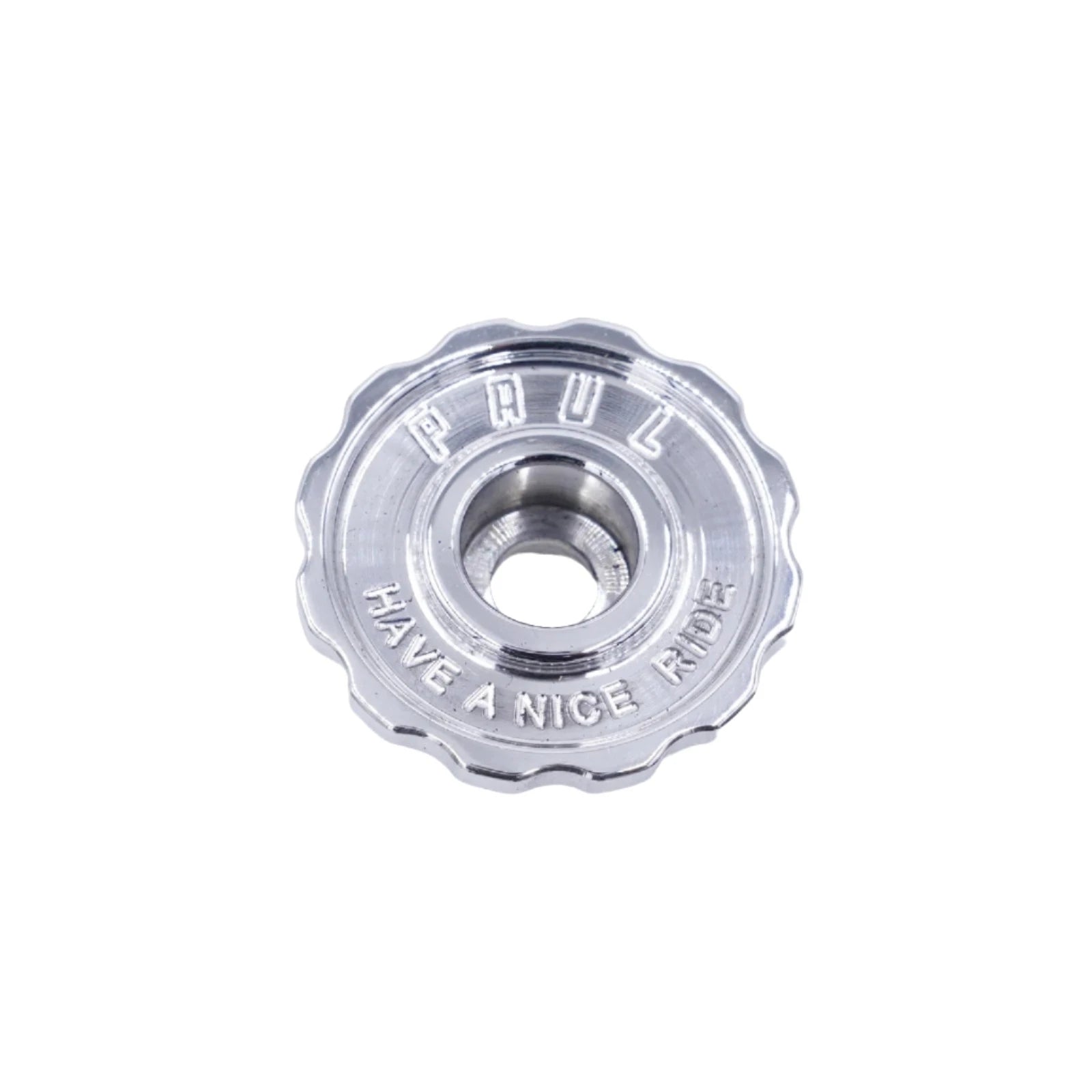 Paul Components Aluminum Top Cap for 1-1/8" Stems - Polished - Made in the USA