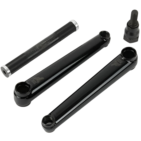Profile Race 3-Piece BMX Cranks - RHD - 180mm - Black - USA Made