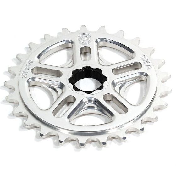 Profile 25t Spline Drive BMX Sprocket 19mm 48spline Silver US