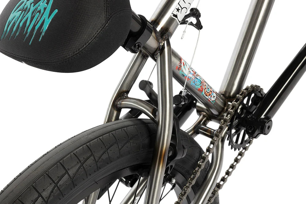 Rixin Express XL 20" Complete BMX Bike - 21"TT - Raw Silver