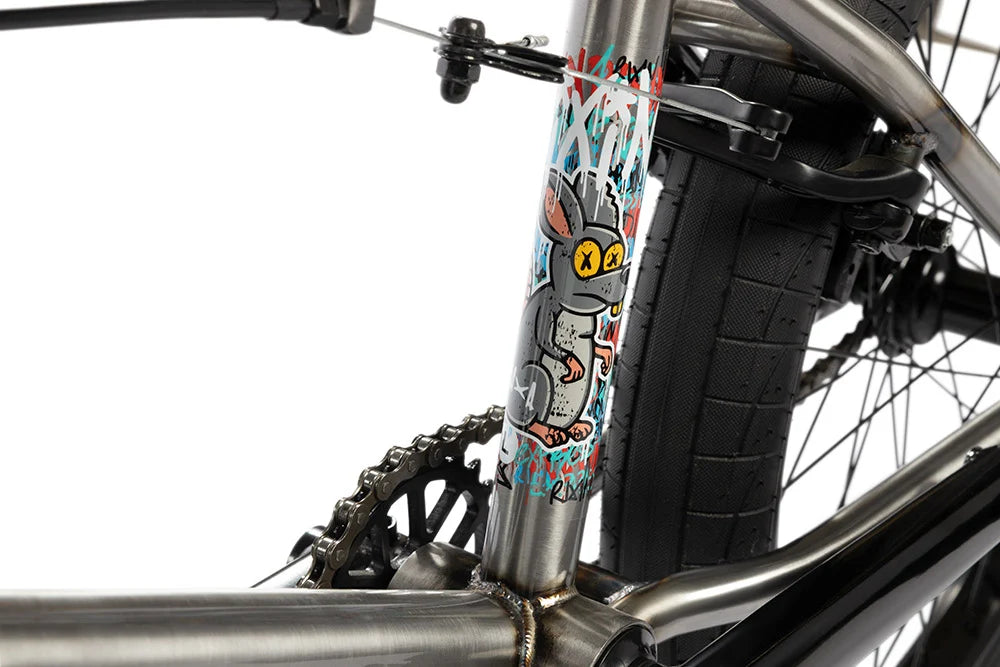 Rixin Express XL 20" Complete BMX Bike - 21"TT - Raw Silver