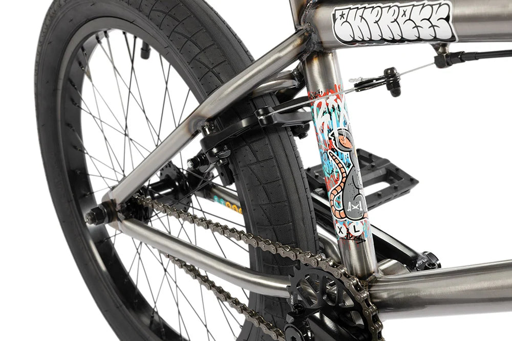 Rixin Express XL 20" Complete BMX Bike - 21"TT - Raw Silver