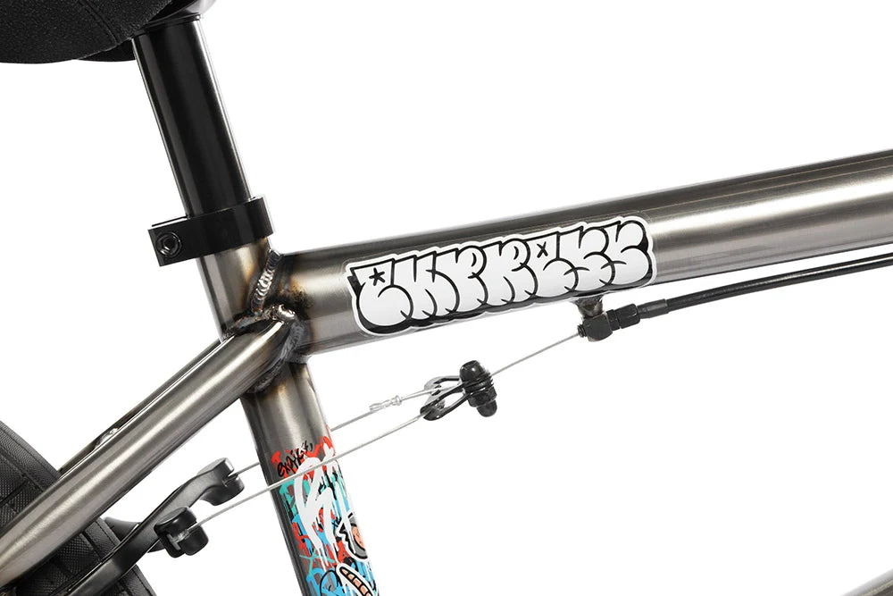 Rixin Express XL 20" Complete BMX Bike - 21"TT - Raw Silver