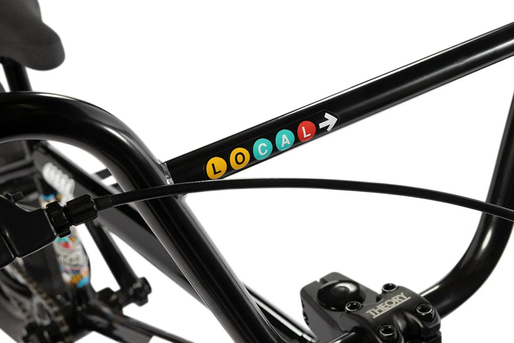 Rixin Local 20" Complete BMX Bike - 20.25"TT - Black