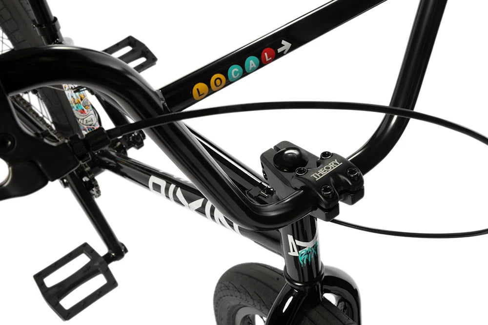 Rixin Local 20" Complete BMX Bike - 20.25"TT - Black