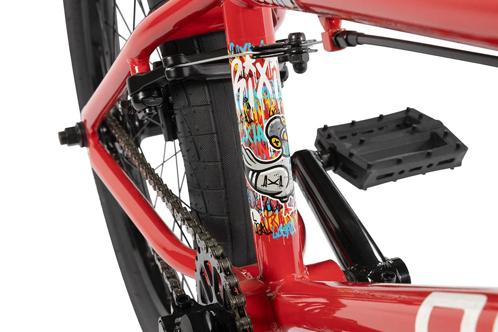 Rixin Local 20" Complete BMX Bike - 20.25"TT - Red