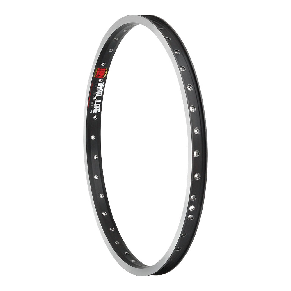 20" (406mm) Sun Rhyno Lite BMX Rim - 36H - Double Wall - Black / Silver
