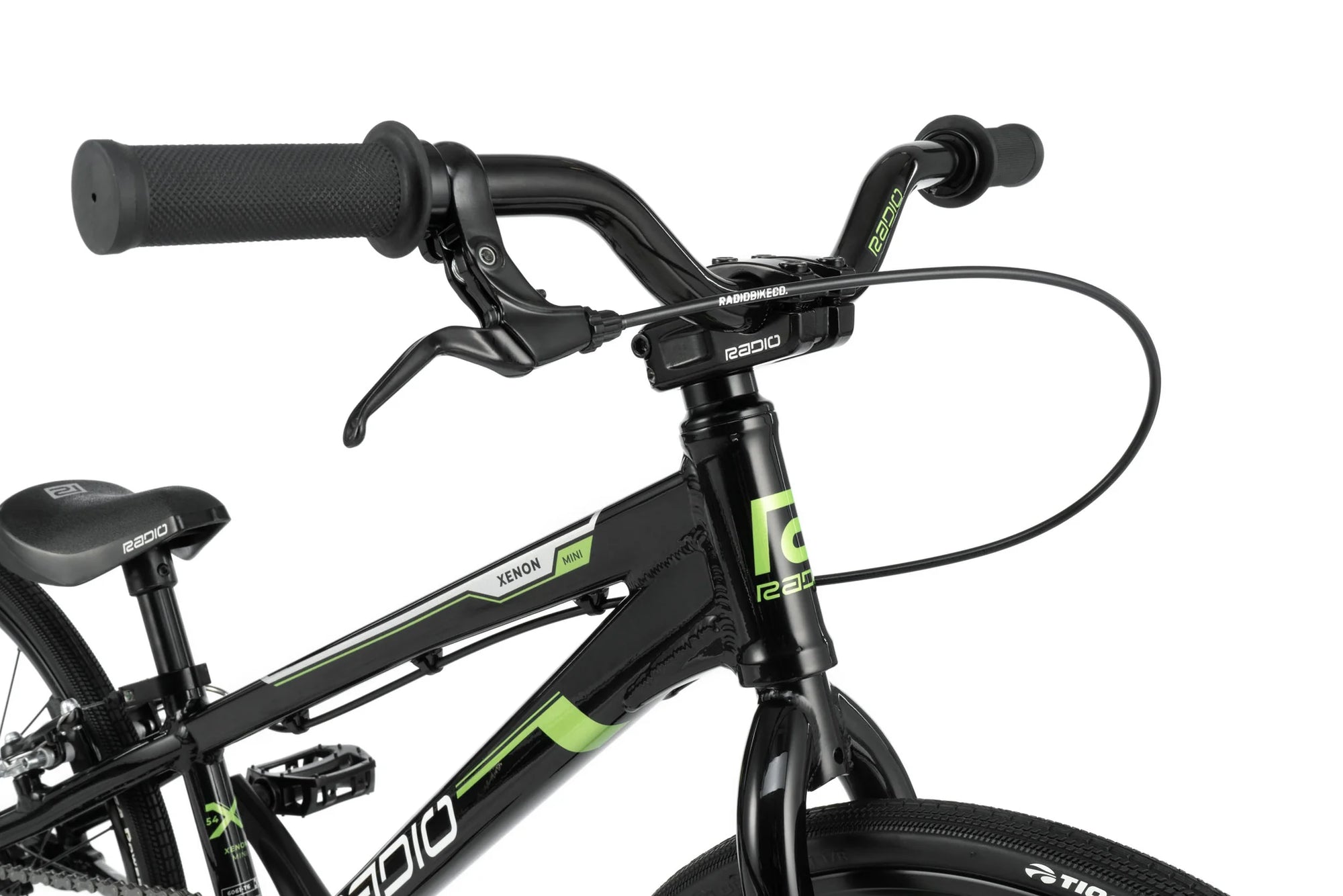 Radio Xenon Mini 20" BMX Race Bike - 17.6"TT - Gloss Black & Green *IN STORE PICK-UP ONLY*