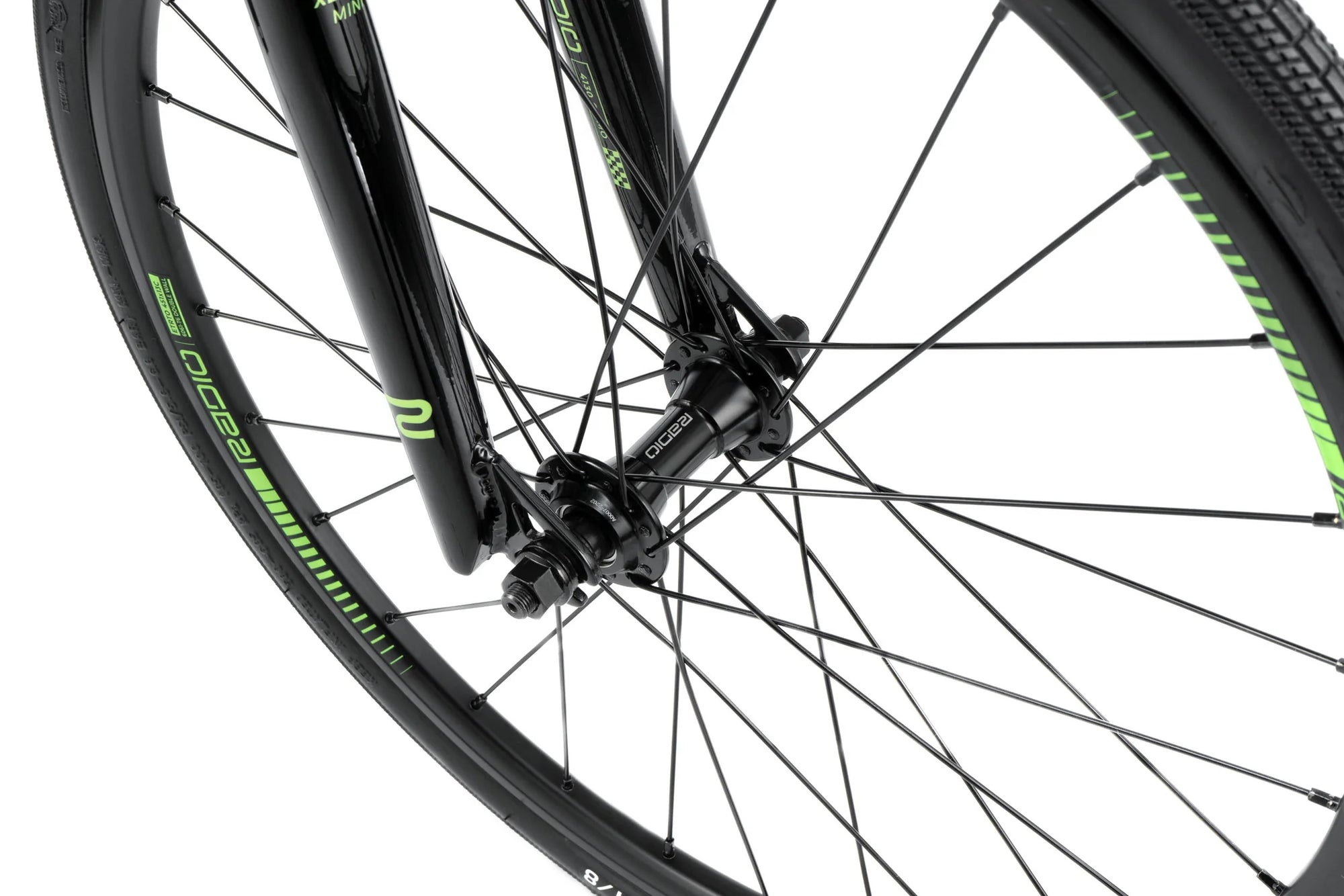 Radio Xenon Mini 20" BMX Race Bike - 17.6"TT - Gloss Black & Green *IN STORE PICK-UP ONLY*