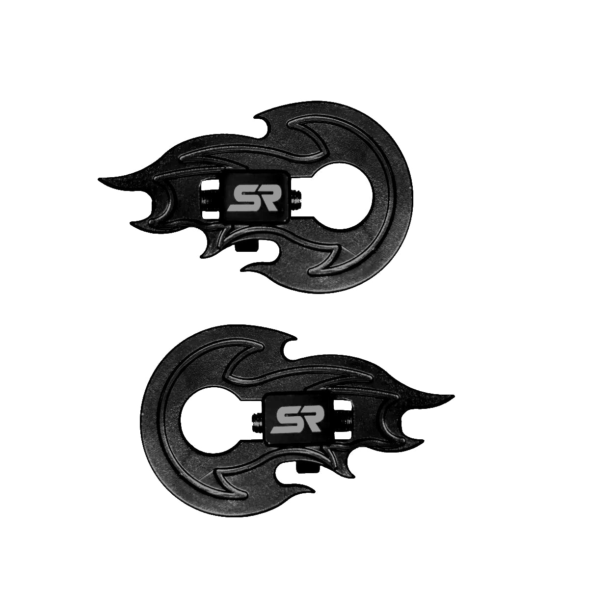 Street Runner Flame Chain Tensioner - 14mm with 3/8" Adapter - Pair - Black