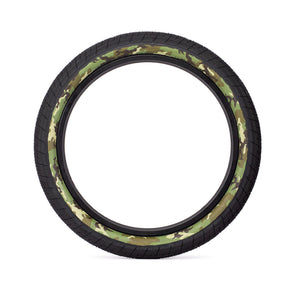 20x2.40 Salt Plus Sting BMX Tire - Black w/ Forest Camo Sidewall