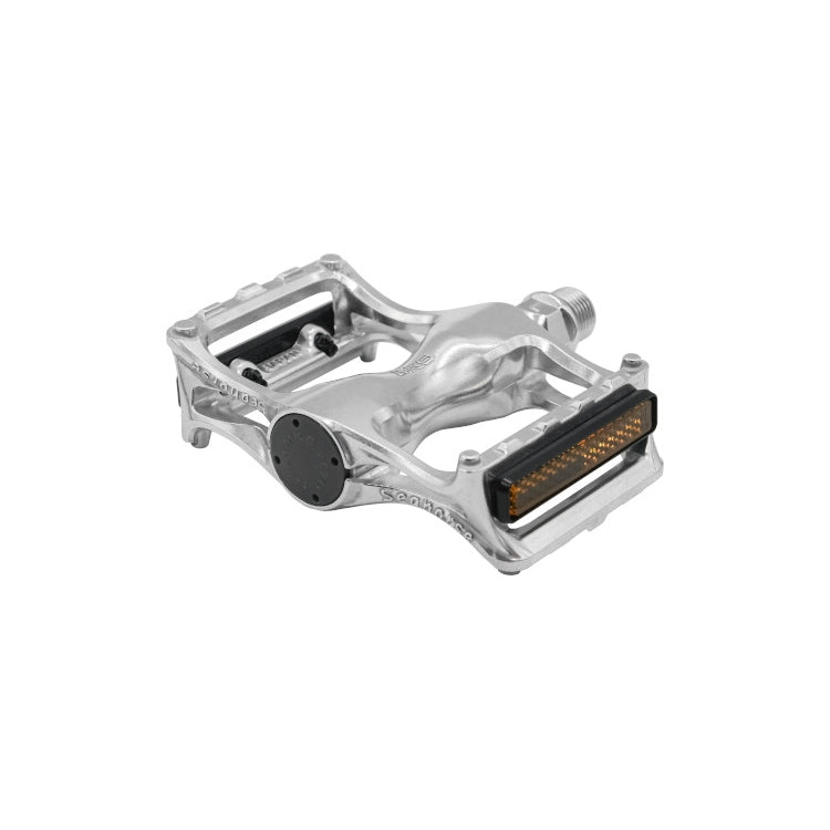 MKS Seahorse Alloy Platform Pedals - 9/16" - Silver