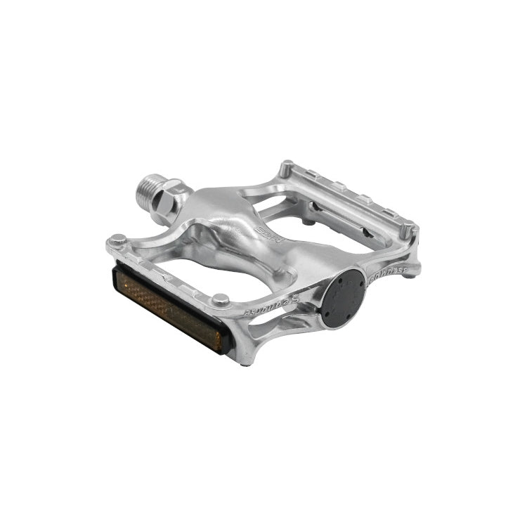 MKS Seahorse Alloy Platform Pedals - 9/16" - Silver