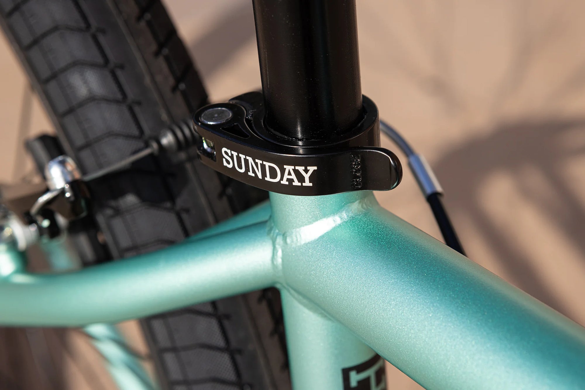 Sunday High C 29" Complete BMX Bike - 23.5"TT - Matte Ice Green