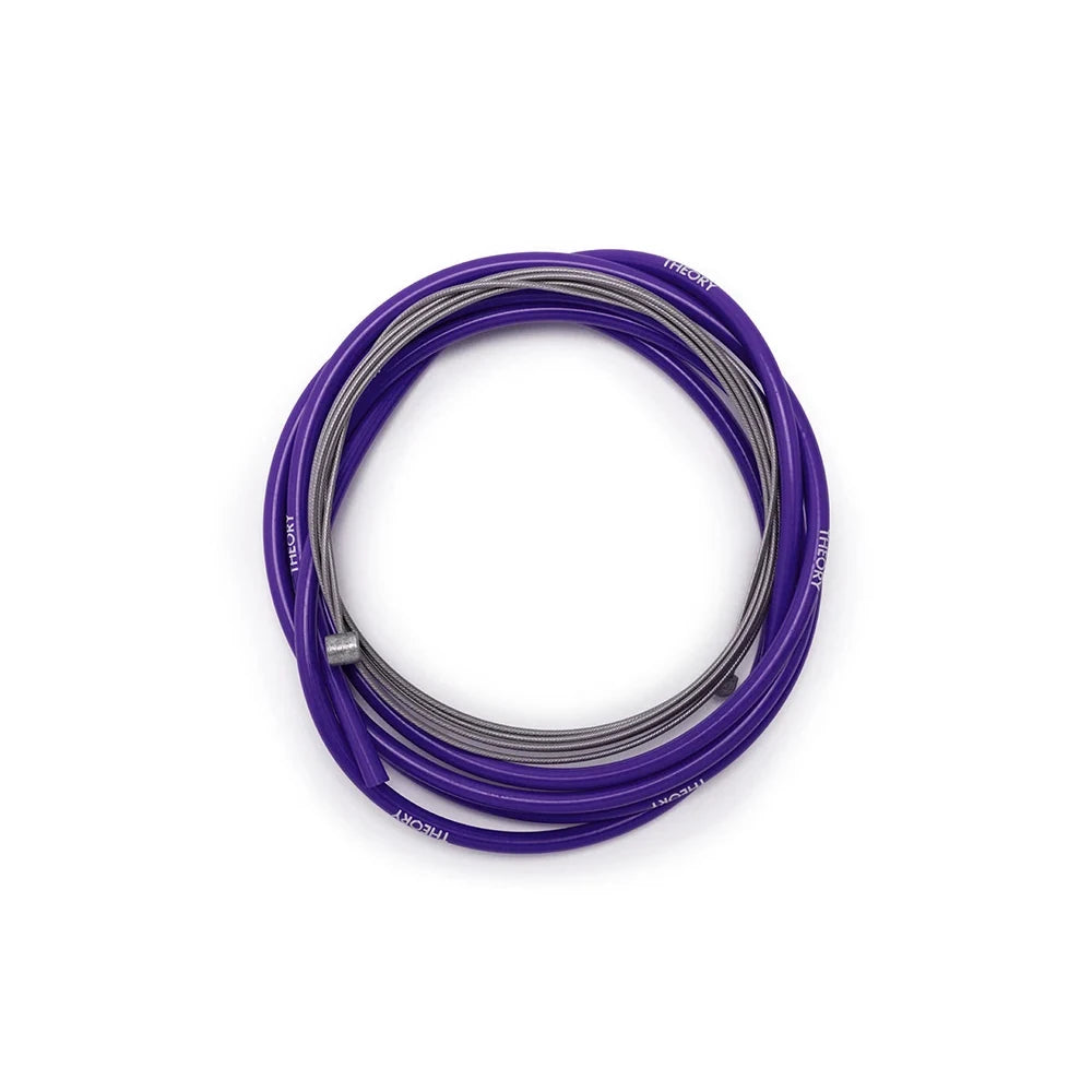 Theory Teflon Coated BMX Brake Cable - Purple
