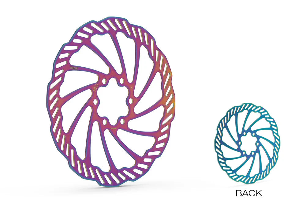 Theory 6-Bolt Disc Brake Rotor - 160mm - Oil Slick