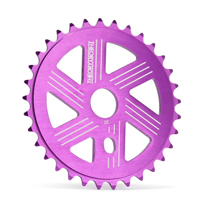Purple sprocket on a white background