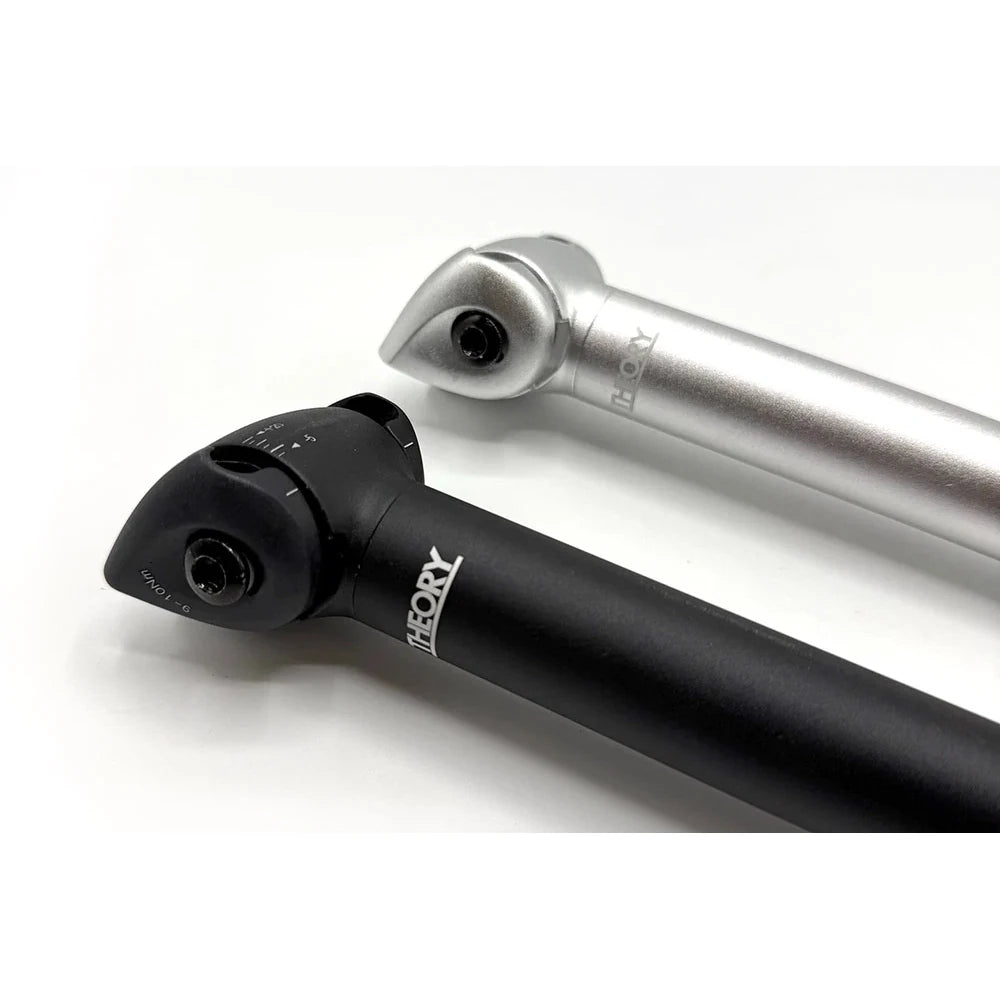 27.2mm Theory Side Eye Aluminum Micro Adjust Side Bolt Seatpost - 350mm - Silver