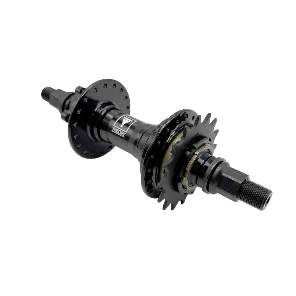 Theory Turnstyle Cassette Disc Rear Hub w/ 16t Cog - 135mm OLD - 14mm - 36H - Black
