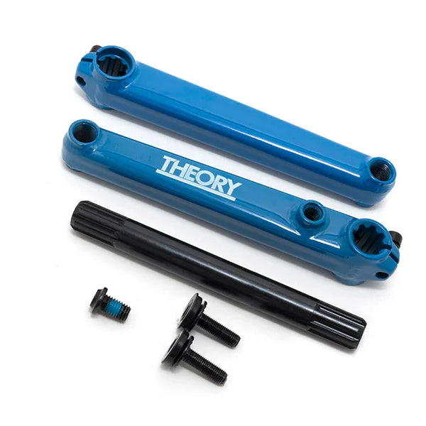 Set Pedivelle BMX Theory Conserve 3 Pezzi – 175mm, Mandrino Nero, Senza Corona