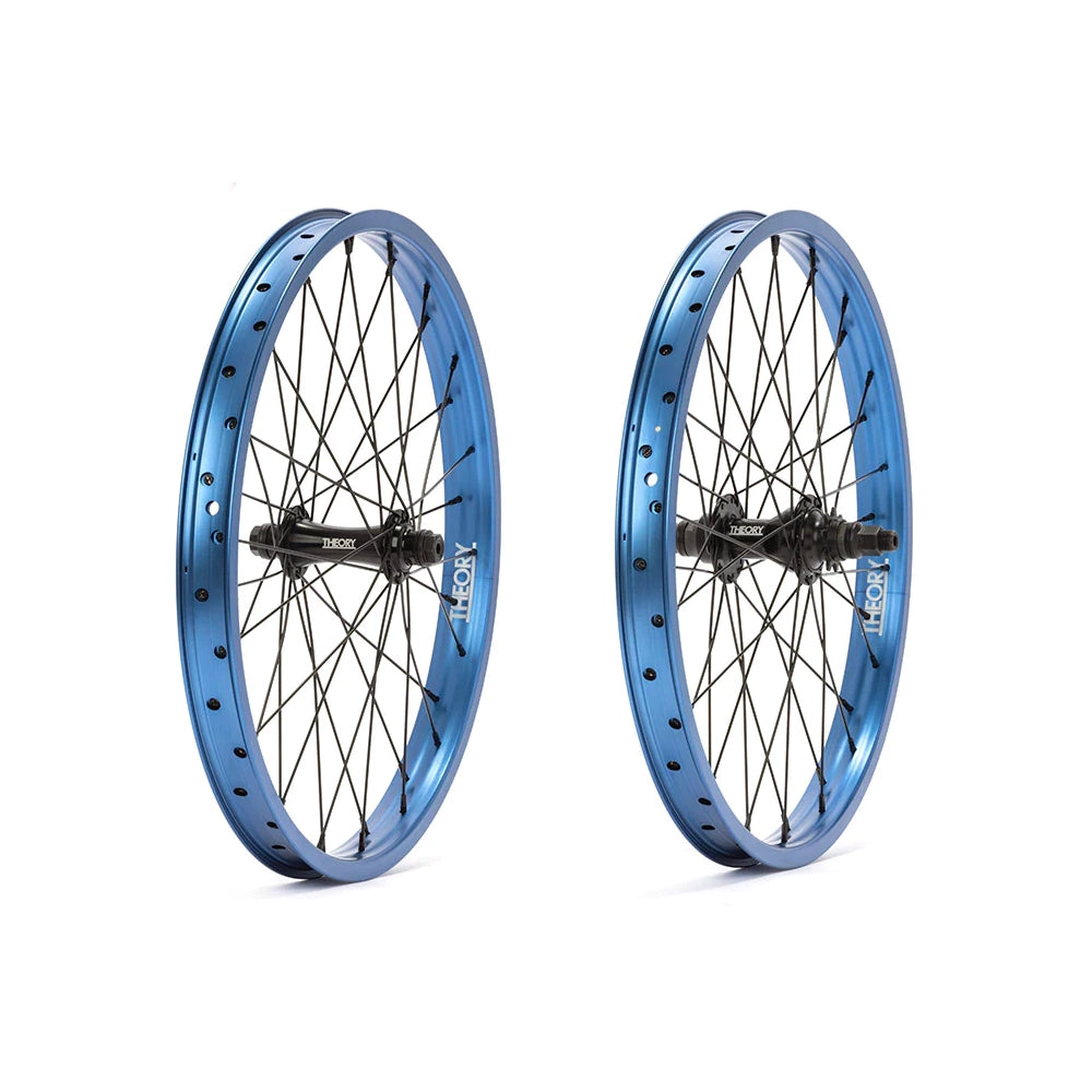 20" Theory Predict BMX Wheelset - 9t RHD - Sealed - Pair - Blue