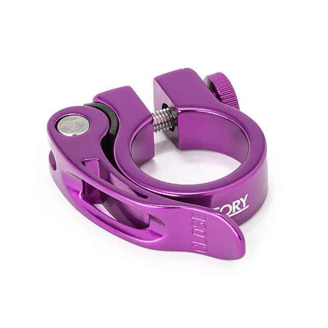 Theory Quickie Quick Release Seat Post Clamp - 29.8mm/30.0mm - Purple