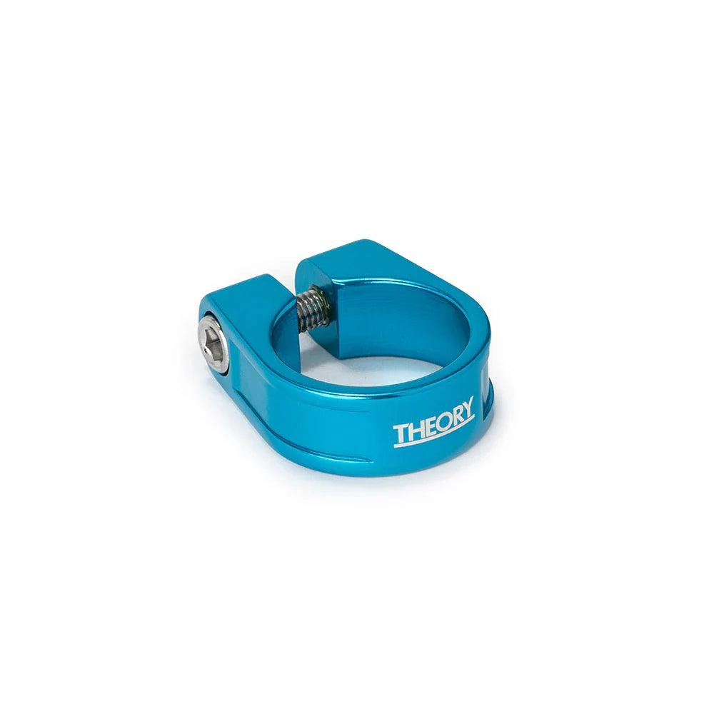 Theory Trusty Seat Post Clamp - 31.8mm (1-1/4") - Blue