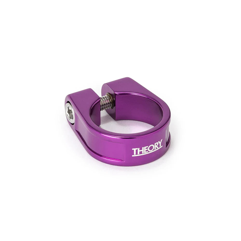 Theory Trusty Seat Post Clamp - 34.9mm - Purple