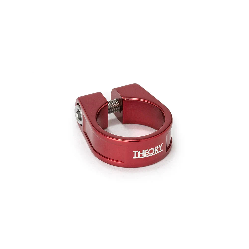 Theory Trusty Seat Post Clamp - 34.9mm - Red