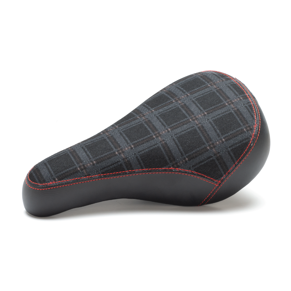 Wise Covert MK TriPod BMX Seat - Black / Red Plaid