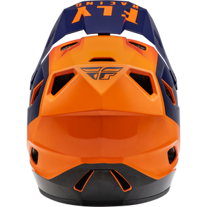 Fly Rayce Full Face BMX / DH Helmet (2023) - sz Adult S - Navy/Orange/Red