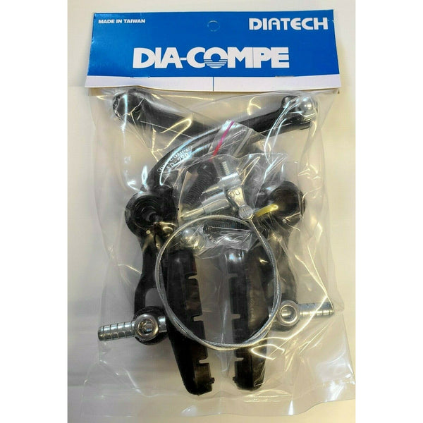 Frein Dia-Compe AD-990 U Pour BMX/VTT Vintage – Avec Joug Et Plaquettes C7 – Noir