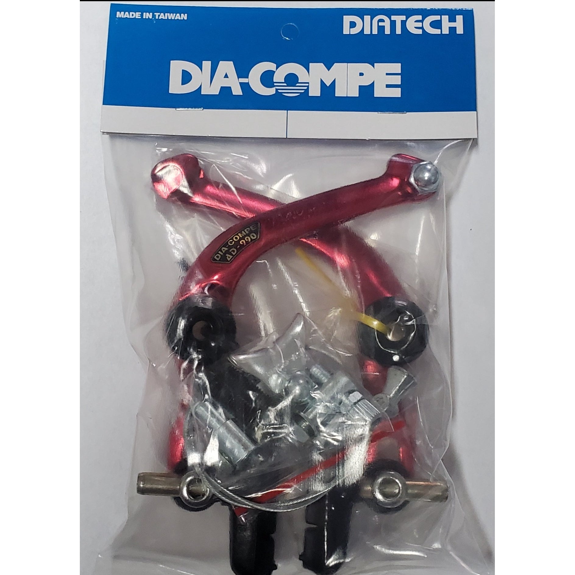 Dia-Compe AD-990 BMX U-Brake - w/ FS-990 conversion - Front or Rear - Red