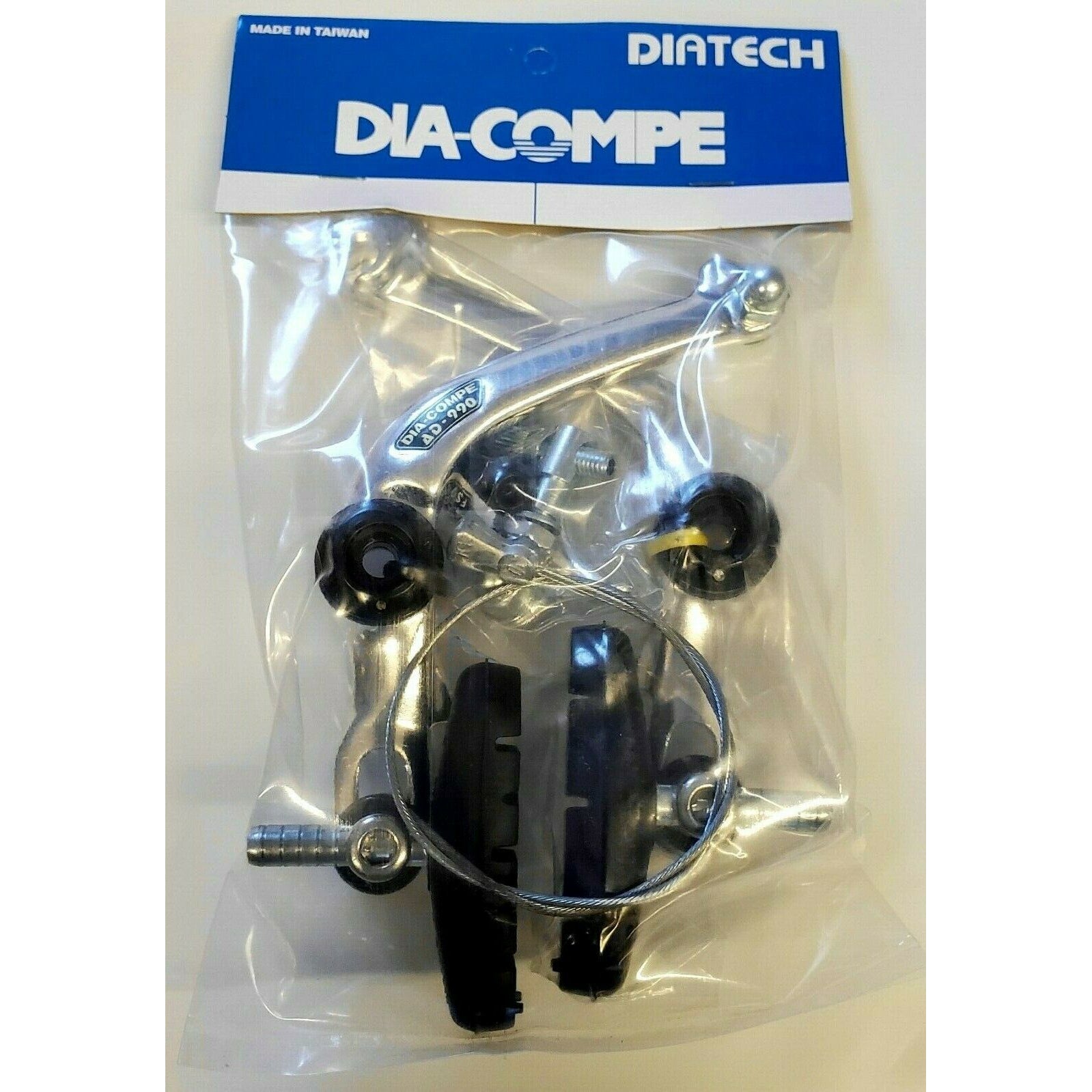 Dia-Compe AD-990 BMX U-Brake - w/ FS-990 conversion - Front or Rear - Silver
