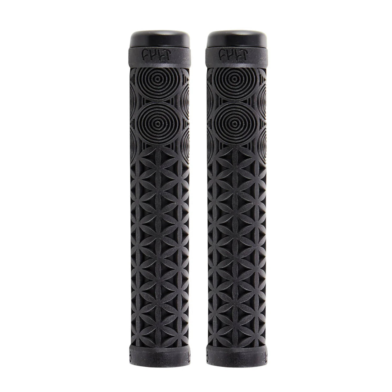 Cult AK Grips w/ Bar Ends - Flangeless - Black