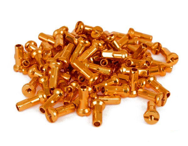 Anodized Aluminum 14g - 1/2" (12mm) Spoke Nipple - Single