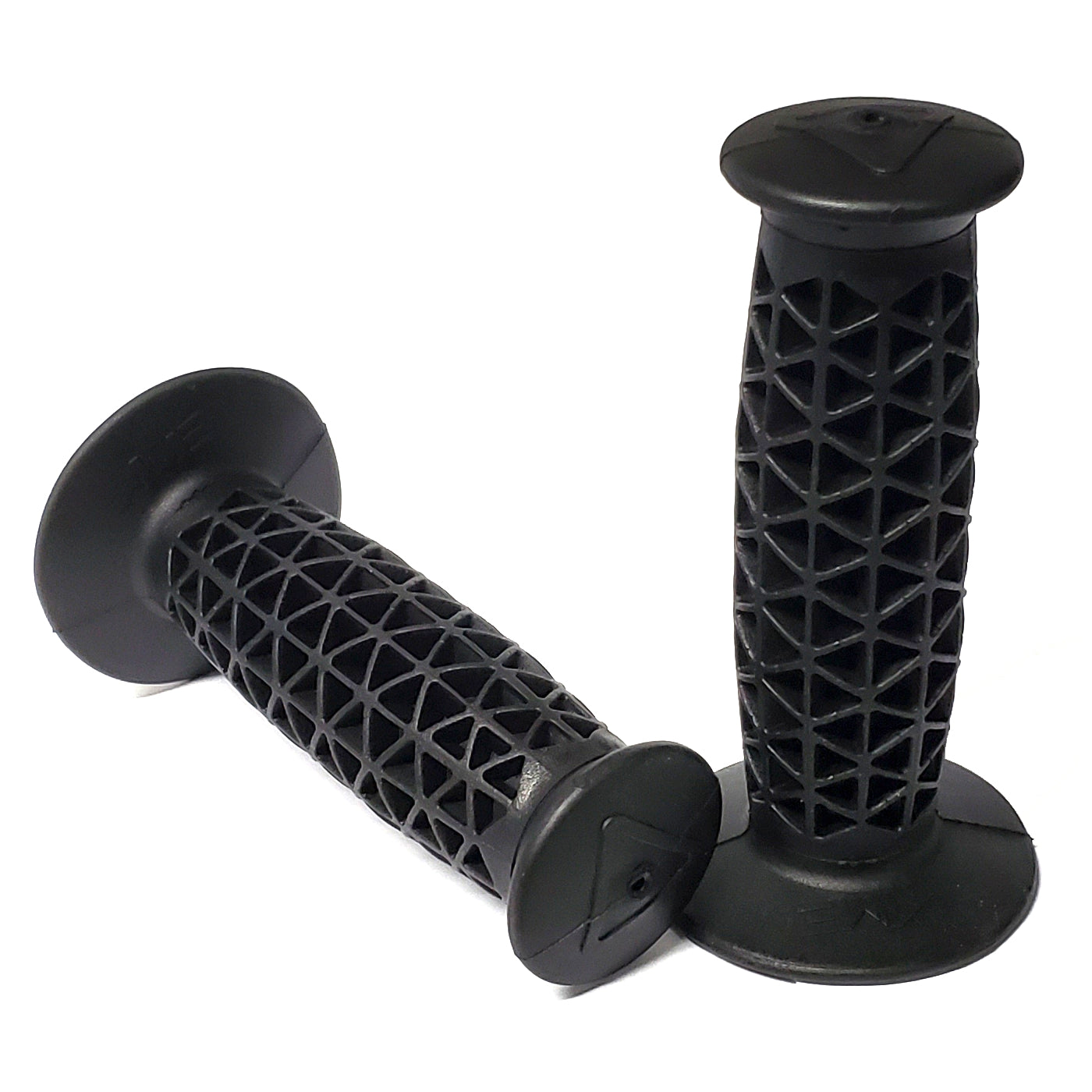 AME SuperSoft Flanged BMX Grips - Black - USA Made