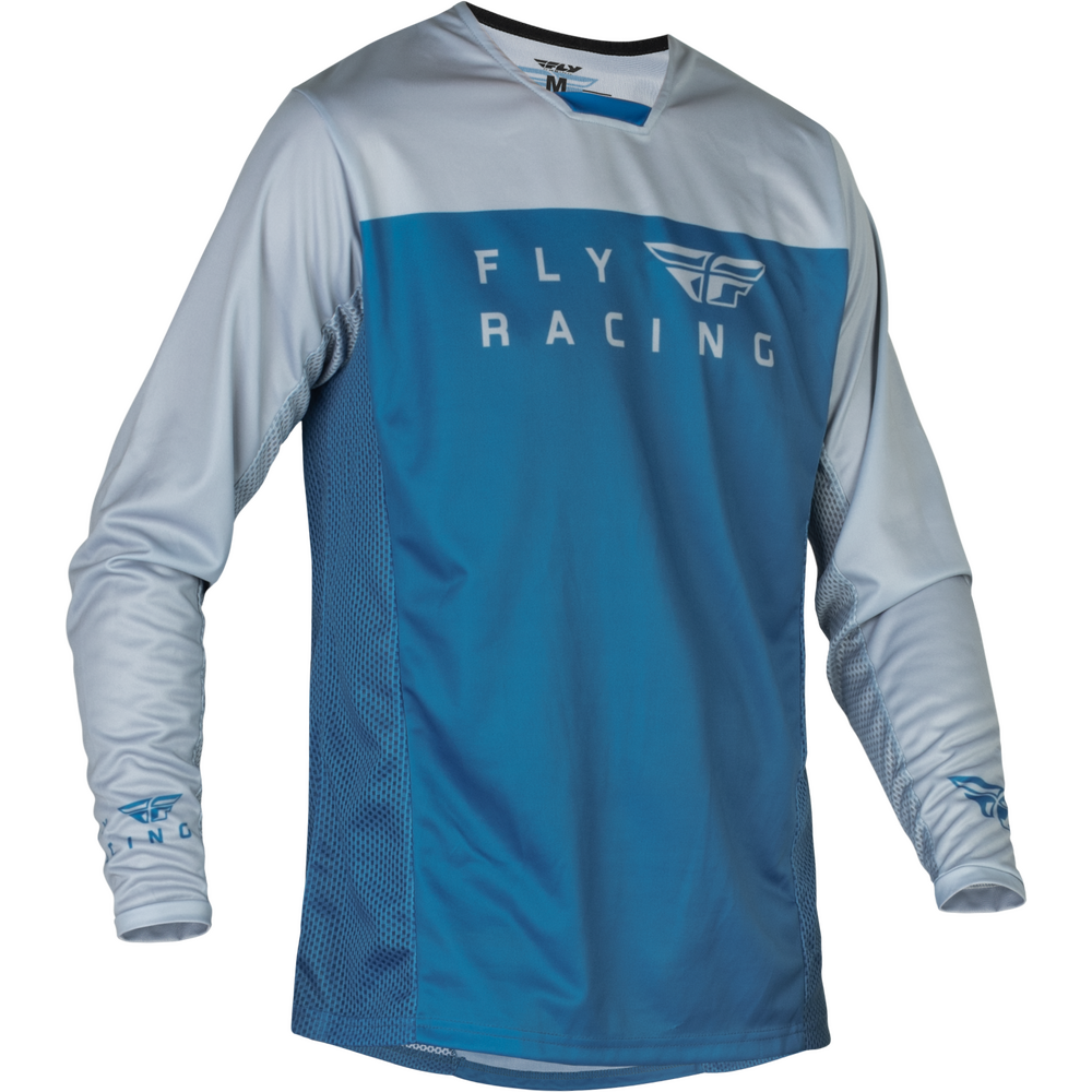 Fly Radium BMX Jersey - Adult Small (S) - Slate Blue / Gray