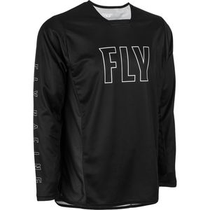Fly Radium BMX Jersey - Adult Large (L) - Black / White