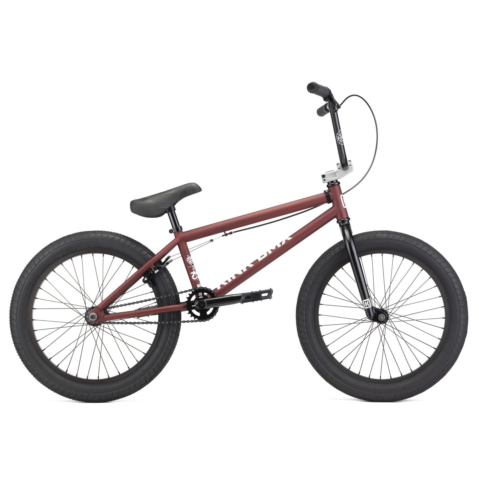 2023 Kink Curb 20" Complete BMX Bike - 20"TT - Matte Brick Red