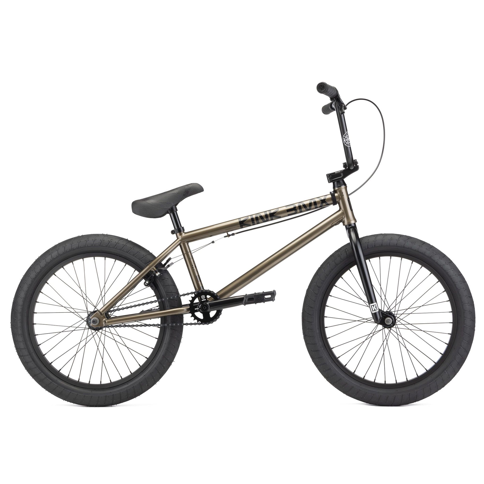 2023 Kink Launch - 20" Complete BMX Bike - 20.25"TT - Gloss Baja Bronze