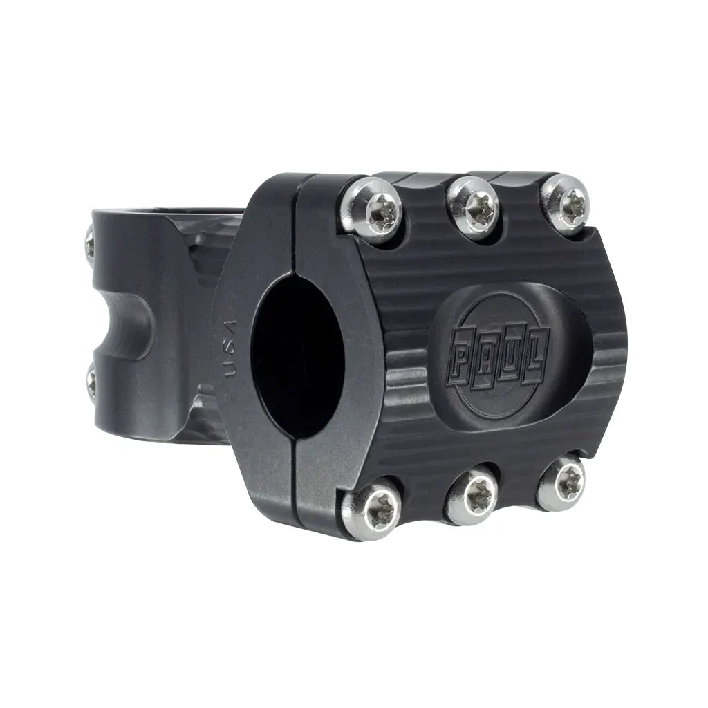 Paul Boxcar BMX Front Load Stem - 50mm - Black - USA Made Paul Boxcar BMX Front Load Stem - 50mm - Black - USA Made